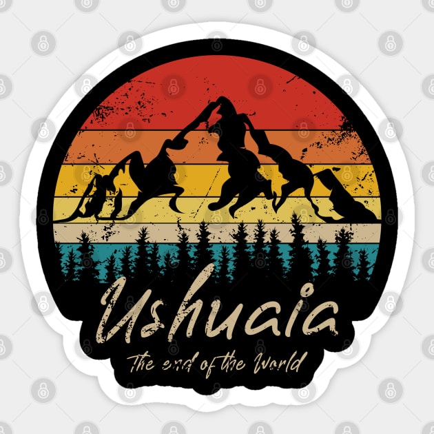 USHUAIA - GRUNGE COLLECTOR DESIGN Sticker by BACK TO THE 90´S